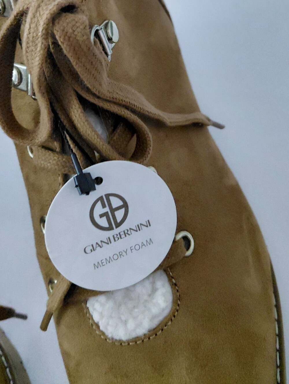 GIANI BERNINI Valentena Ankle Lug Sole Lace Up Boots- 11M - Picture 7 of 10